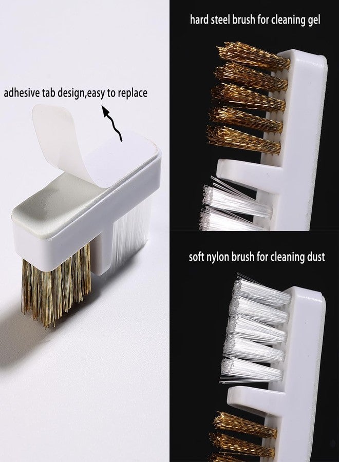 Fcozpjk 2 in 1 Nail Drill Bit Holder and Nail Drill Bits Cleaner Brush Case, 30 Holes Nail Drill Bits Organizer Display Stand Container Box, Manicure Drill Cleaning Brush, Professional Nail Tools - Image 5